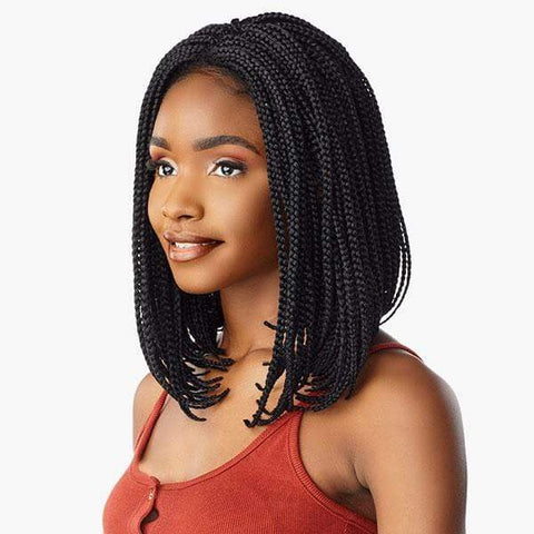 Sensationnel Cloud 9 Synthetic Hair 4x4 Lace Parting Swiss Lace Wig - BOX BRAID BOB - SoGoodBB.com