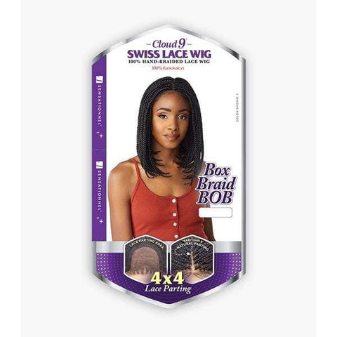 Sensationnel Cloud 9 Synthetic Hair 4x4 Lace Parting Swiss Lace Wig - BOX BRAID BOB - SoGoodBB.com