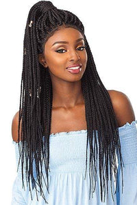 Sensationnel Cloud 9 Synthetic Hair 4x4 Lace Parting Swiss Lace Wig - BOX BRAID LARGE - SoGoodBB.com