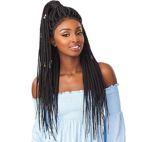 Sensationnel Cloud 9 Synthetic Hair 4x4 Lace Parting Swiss Lace Wig - BOX BRAID LARGE - SoGoodBB.com