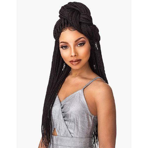 Sensationnel Cloud 9 Synthetic Hair 4x4 Lace Parting Swiss Lace Wig - BOX BRAID SMALL - SoGoodBB.com