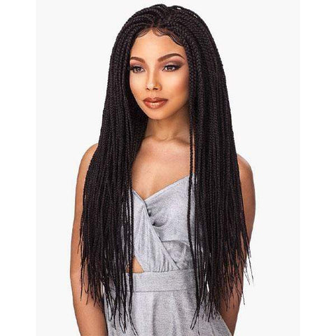 Sensationnel Cloud 9 Synthetic Hair 4x4 Lace Parting Swiss Lace Wig - BOX BRAID SMALL - SoGoodBB.com