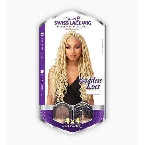 Sensationnel Cloud 9 Synthetic Hair 4x4 Lace Parting Swiss Lace Wig - GODDESS LOCS - Unbeatable - SoGoodBB.com