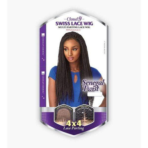 Sensationnel Cloud9 4x4 Part Swiss Braided Lace Wig - SENEGAL TWIST - SoGoodBB.com