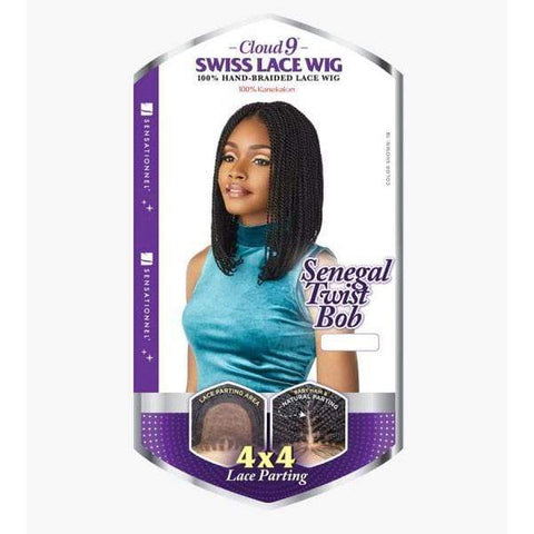 Sensationnel Cloud9 4x4 Part Swiss Braided Lace Wig - SENEGAL TWIST BOB - SoGoodBB.com