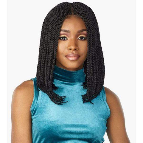Sensationnel Cloud9 4x4 Part Swiss Braided Lace Wig - SENEGAL TWIST BOB - SoGoodBB.com