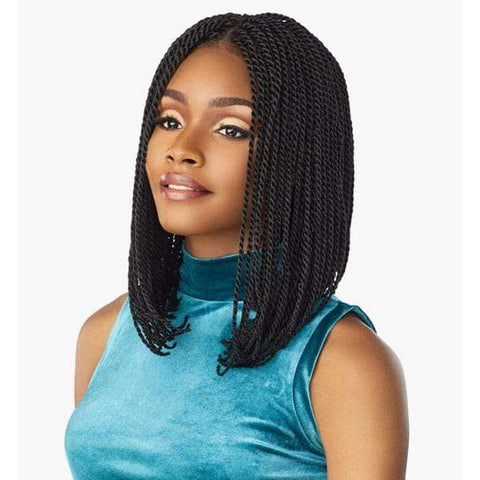 Sensationnel Cloud9 4x4 Part Swiss Braided Lace Wig - SENEGAL TWIST BOB - SoGoodBB.com