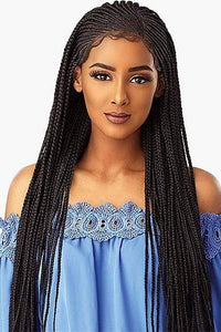 Sensationnel Cloud9 Hand Braided 13x5 Part Swiss Lace Wig - SIDE PART CORNROW - Clearance - SoGoodBB.com