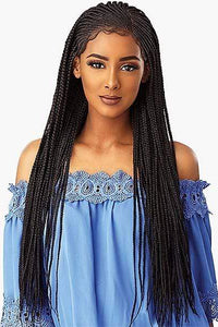 Sensationnel Cloud9 Hand Braided 13x5 Part Swiss Lace Wig - SIDE PART CORNROW - Clearance - SoGoodBB.com