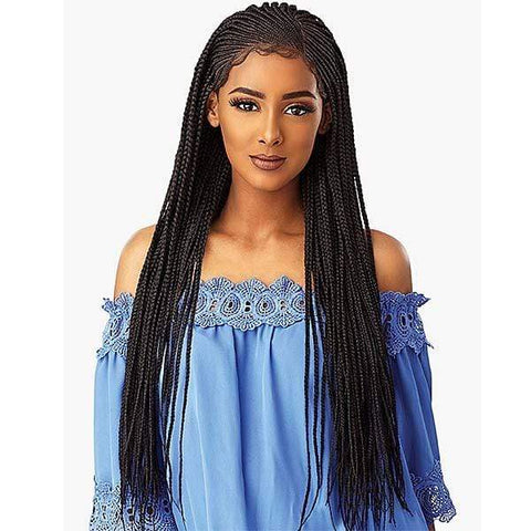 Sensationnel Cloud9 Hand Braided 13x5 Part Swiss Lace Wig - SIDE PART CORNROW - Clearance - SoGoodBB.com
