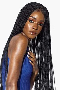 Sensationnel Cloud9 Ruwa 4x4 Swiss Braided Lace Front Wig - BOX BRAID 36" - SoGoodBB.com