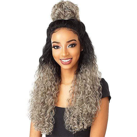 Sensationnel Cloud9 Vixen 4-Way Parting Swiss Lace Frontal Wig - DEEP SPIRAL 24" - SoGoodBB.com