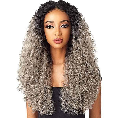 Sensationnel Cloud9 Vixen 4-Way Parting Swiss Lace Frontal Wig - DEEP SPIRAL 24" - SoGoodBB.com