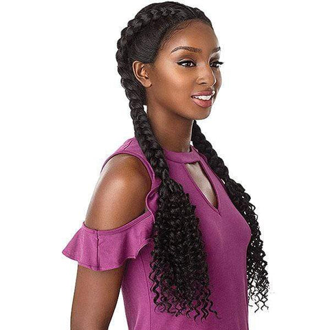 Sensationnel Cloud9 Vixen Synthetic Swiss Lace Wig - BOHEMIAN DUTCH BRAID - SoGoodBB.com