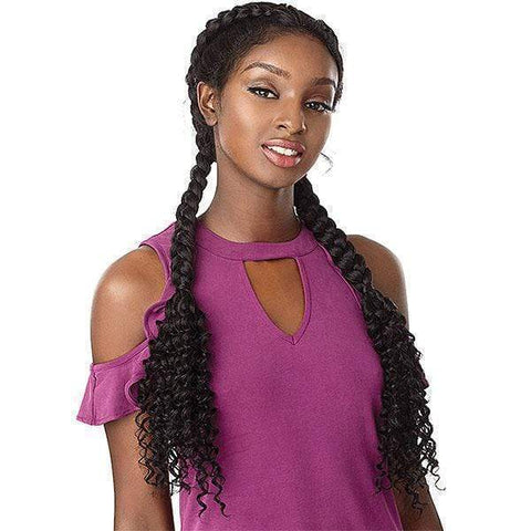 Sensationnel Cloud9 Vixen Synthetic Swiss Lace Wig - BOHEMIAN DUTCH BRAID - SoGoodBB.com