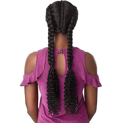 Sensationnel Cloud9 Vixen Synthetic Swiss Lace Wig - BOHEMIAN DUTCH BRAID - SoGoodBB.com