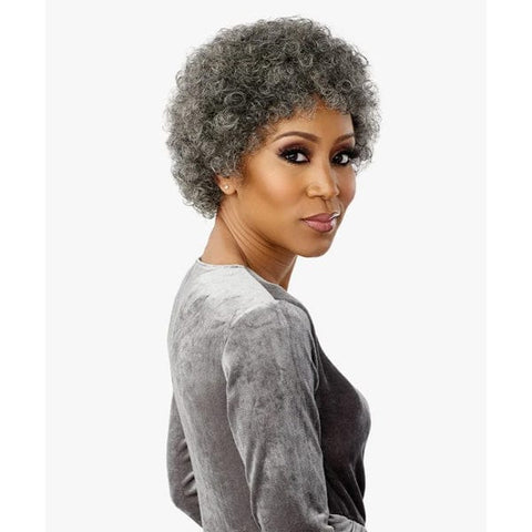 Sensationnel Empire Salt & Pepper 100% Human Hair Celebrity Series Wig - BLISS - SoGoodBB.com