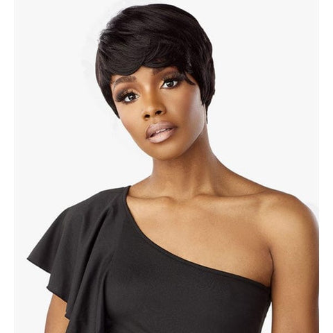 Sensationnel Empire Salt & Pepper 100% Human Hair Celebrity Series Wig - DENIA - SoGoodBB.com