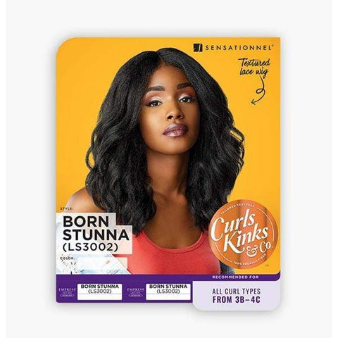 Sensationnel Empress Curls Kinks & Co Synthetic Lace Front Wig - BORN STUNNA - SoGoodBB.com
