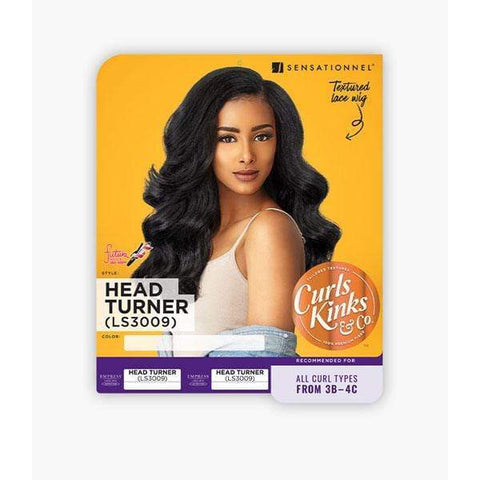 Sensationnel Empress Curls Kinks & Co Synthetic Lace Front Wig - HEAD TURNER - SoGoodBB.com