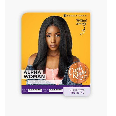 Sensationnel Empress Curls Kinks & Co Textured Lace Front Wig - ALPHA WOMAN - SoGoodBB.com