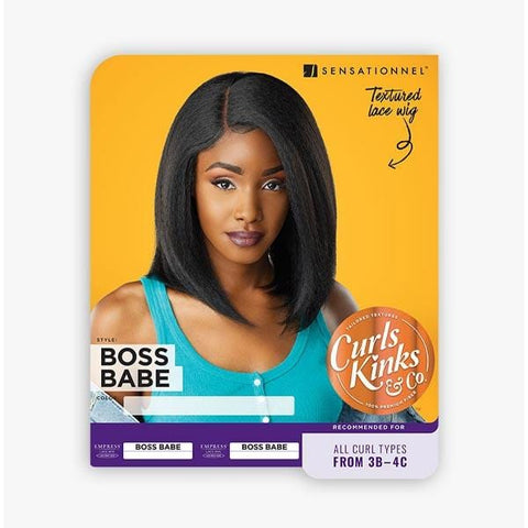 Sensationnel Empress Curls Kinks & CO Textured Lace Front Wig - BOSS BABE - SoGoodBB.com