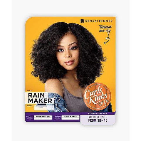 Sensationnel Empress Curls Kinks & CO Textured Synthetic Lace Front Wig - RAIN MAKER - Clearance - SoGoodBB.com