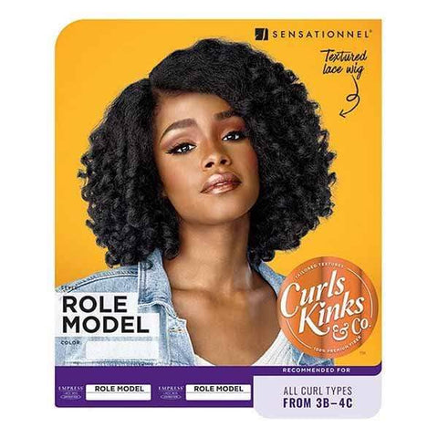 Sensationnel Empress Curls Kinks & CO Textured Synthetic Lace Front Wig - ROLE MODEL - SoGoodBB.com