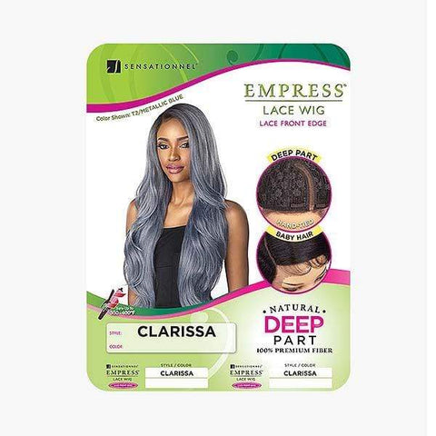 Sensationnel Empress Synthetic Natural Deep Part Lace Front Wig - CLARISSA - SoGoodBB.com