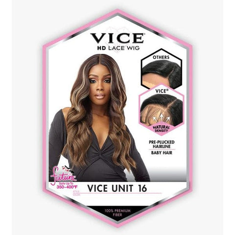 Sensationnel Frontal Lace Wigs Sensationnel Synthetic Hair Vice HD Lace Front Wig - VICE UNIT 16