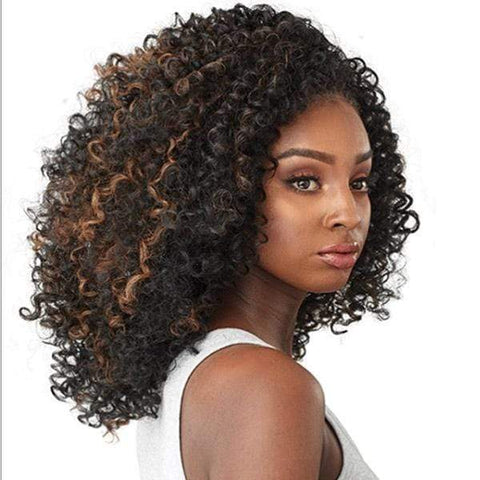 Sensationnel Instant Weave Curls Kinks & CO Synthetic Half Wig - CURLY 3B-3C SHOW STOPPER - Clearance - SoGoodBB.com