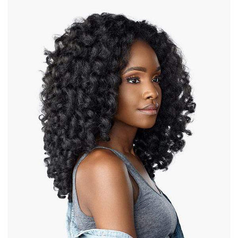 Sensationnel Instant Weave Curls Kinks & CO Synthetic Half Wig - MONEY MAKER - SoGoodBB.com