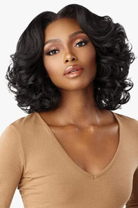 Sensationnel Kinky Edges Kinks & Co 13x6 HD Lace Front Wig - 13x6 KINKY BODY WAVE 14" - SoGoodBB.com