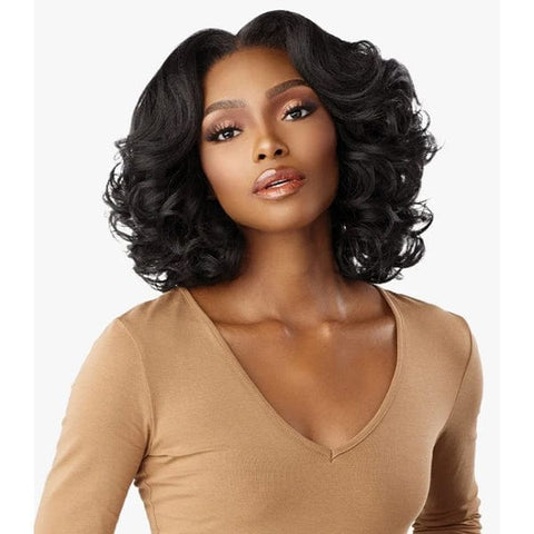 Sensationnel Kinky Edges Kinks & Co 13x6 HD Lace Front Wig - 13x6 KINKY BODY WAVE 14" - SoGoodBB.com