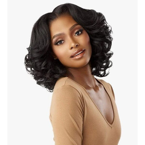 Sensationnel Kinky Edges Kinks & Co 13x6 HD Lace Front Wig - 13x6 KINKY BODY WAVE 14" - SoGoodBB.com