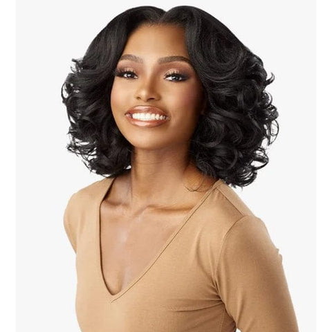 Sensationnel Kinky Edges Kinks & Co 13x6 HD Lace Front Wig - 13x6 KINKY BODY WAVE 14" - SoGoodBB.com