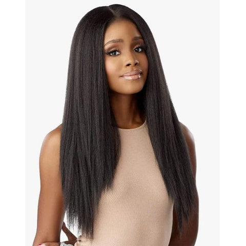 Sensationnel Kinky Edges Kinks & Co 13x6 HD Lace Front Wig - 13x6 KINKY STRAIGHT 24" - SoGoodBB.com
