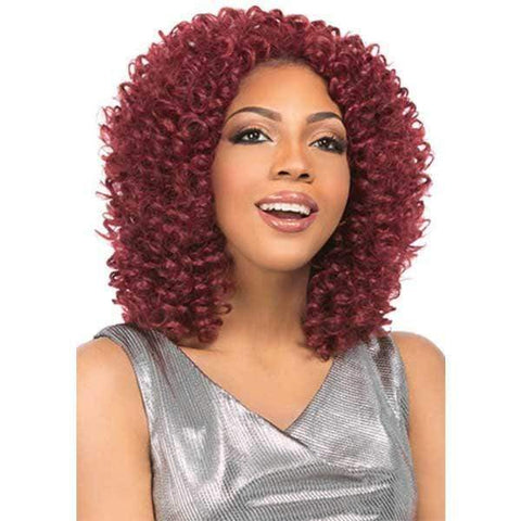 Sensationnel Premium Too Human Hair Blended (Multi Pack) - Multi Bounce Curl 10"+12"+14"+Closure&Bang Piece - SoGoodBB.com