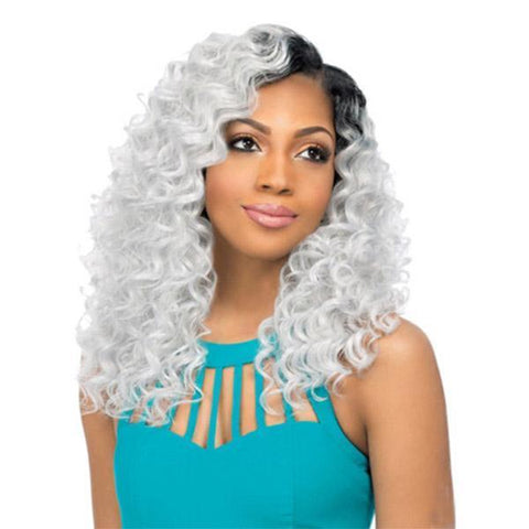 Sensationnel Premium Too Human Hair Blended (Multi Pack) - Multi Loose Twist 12"+14"+16"+Closure&Bang Piece - SoGoodBB.com