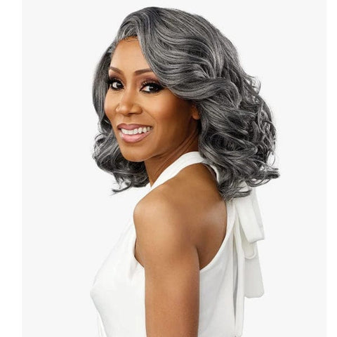 Sensationnel Synthetic Hair Dashly Salt & Pepper Lace Wig - SP LACE UNIT 6 - SoGoodBB.com