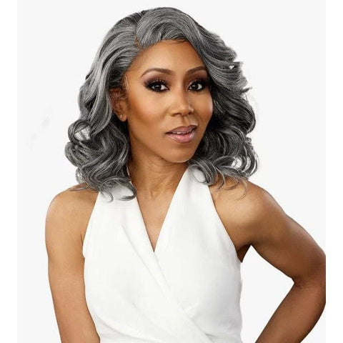Sensationnel Synthetic Hair Dashly Salt & Pepper Lace Wig - SP LACE UNIT 6 - SoGoodBB.com