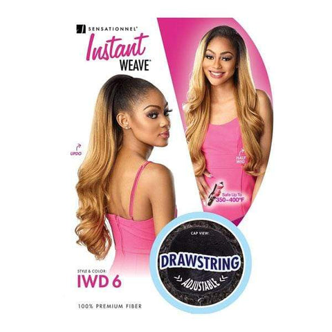 Sensationnel Synthetic Half Wig Instant Weave Drawstring Cap - IWD 6 - SoGoodBB.com