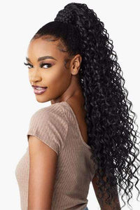 Sensationnel Synthetic Ponytail Instant Pony Wrap - BRAIDED DEEP 28″ - SoGoodBB.com