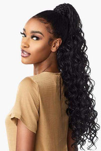 Sensationnel Synthetic Ponytail Instant Pony Wrap - BRAIDED LOOSE DEEP 26″ - SoGoodBB.com