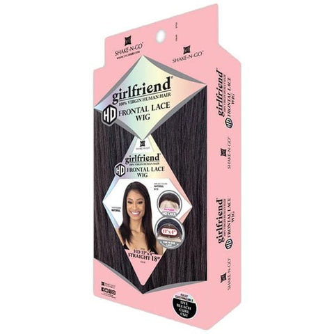 Shake N Go Girlfriend 100% Virgin Human Hair 13X4 Lace Frontal Wig - STRAIGHT 18" - SoGoodBB.com