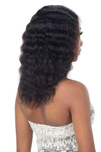 Shake N Go Girlfriend 100% Virgin Human Hair Lace Frontal Wig - DEEP WAVER 16" - SoGoodBB.com