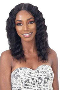 Shake N Go Girlfriend 100% Virgin Human Hair Lace Frontal Wig - DEEP WAVER 16" - SoGoodBB.com