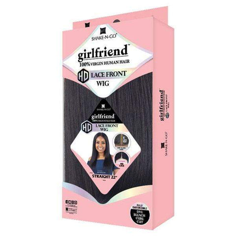 Shake N Go Girlfriend 100% Virgin Human Hair Lace Frontal Wig - STRAIGHT 18-22" - SoGoodBB.com