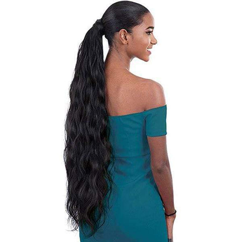 Shake-N-Go Milky Wavy Organique Mastermix Synthetic Pony Pro Ponytail - BODY WAVE 32" - SoGoodBB.com