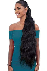 Shake-N-Go Milky Wavy Organique Mastermix Synthetic Pony Pro Ponytail - BODY WAVE 32" - SoGoodBB.com